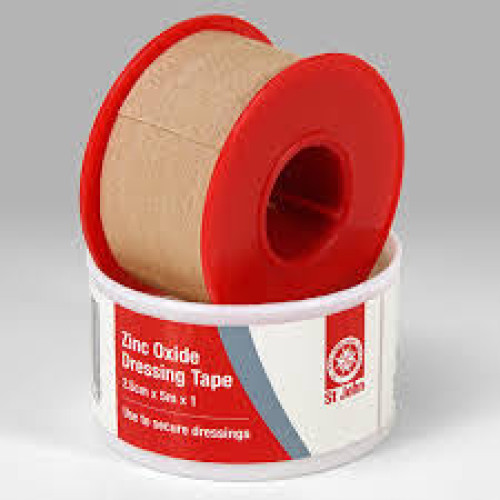 Plaster Zinc Oxide 1" 2.5cm X 5m